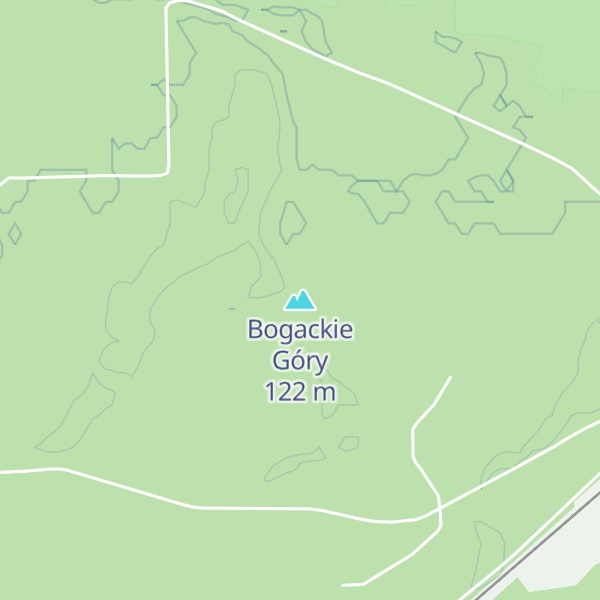 Map of Bogackie Góry