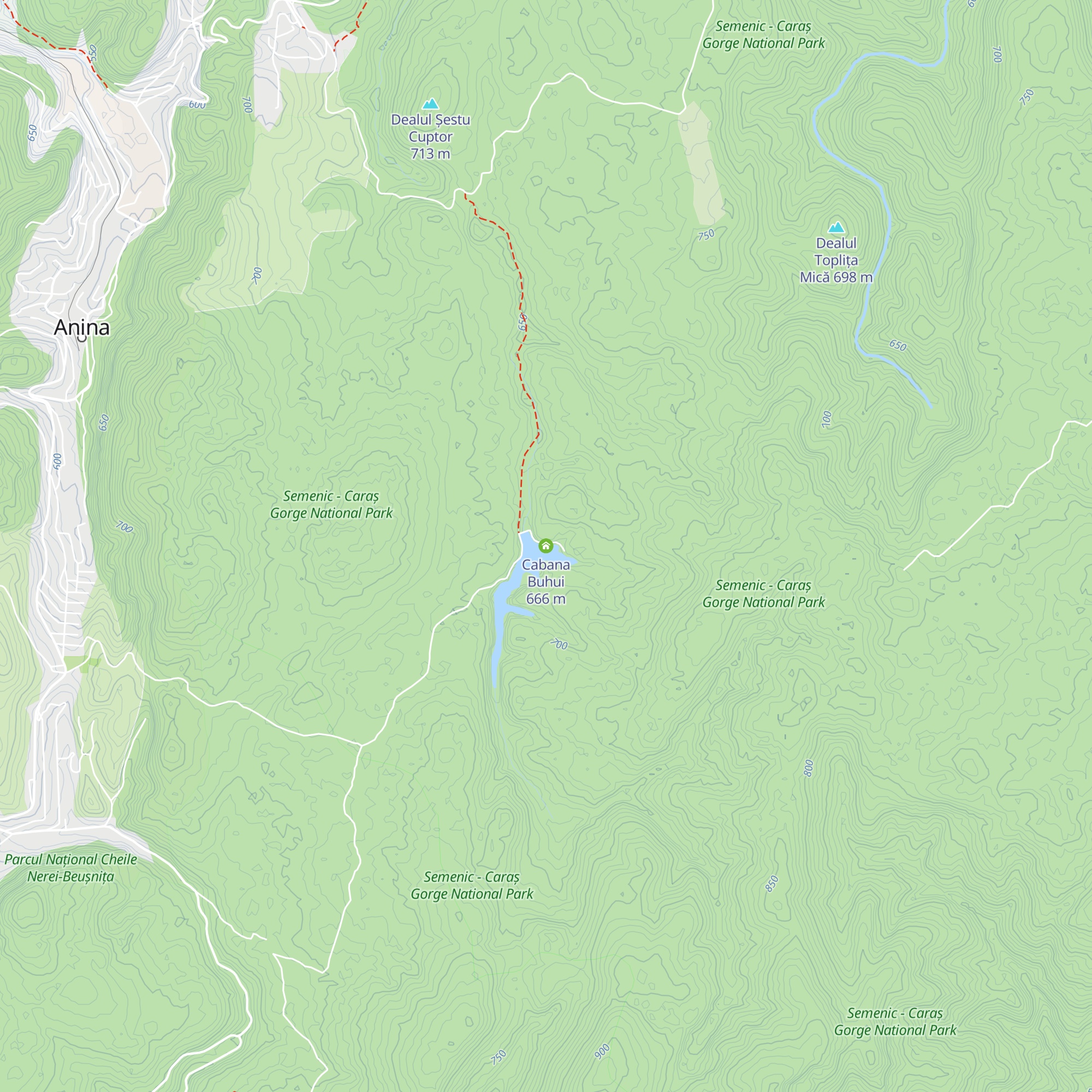 Cabana Buhui map