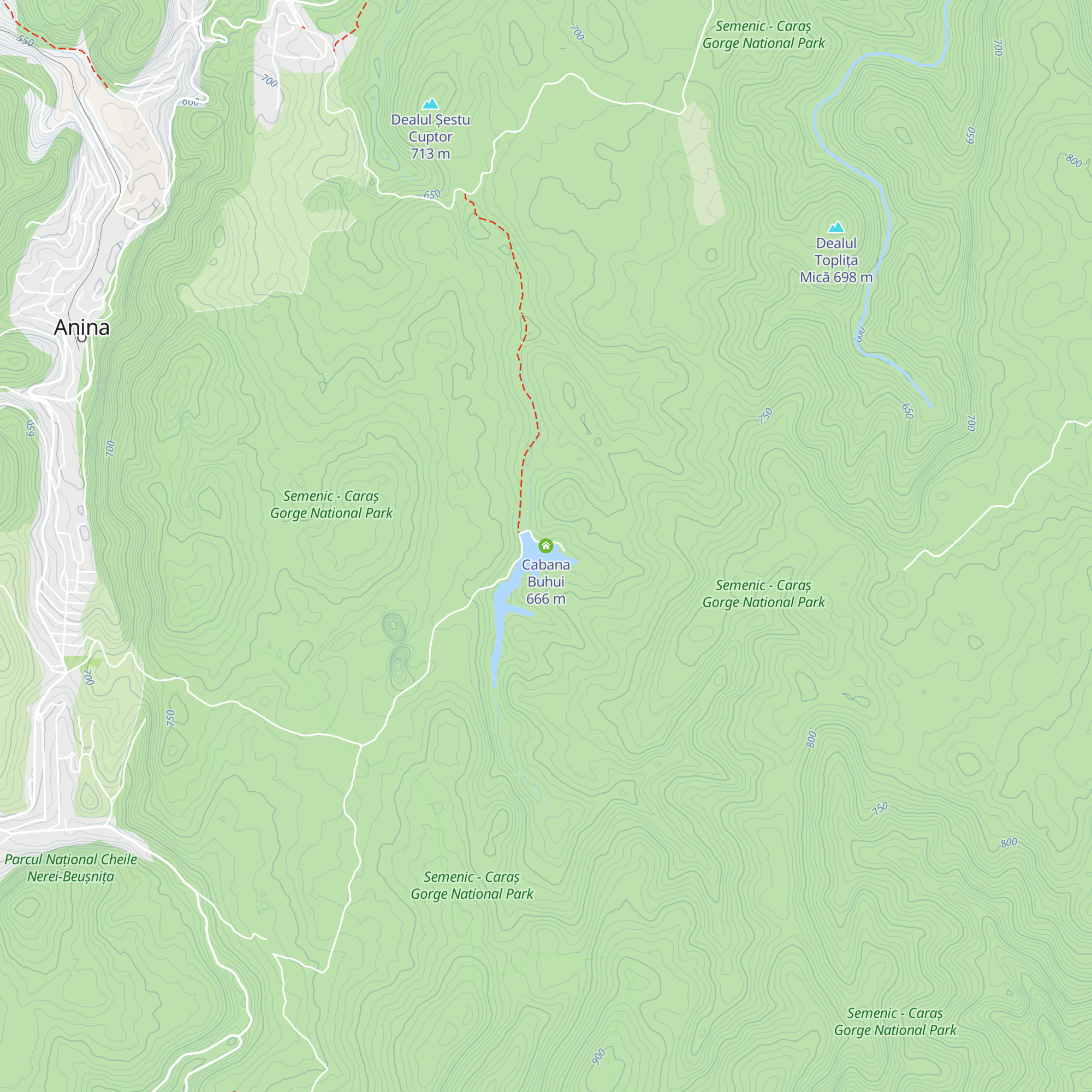 Cabana Buhui map