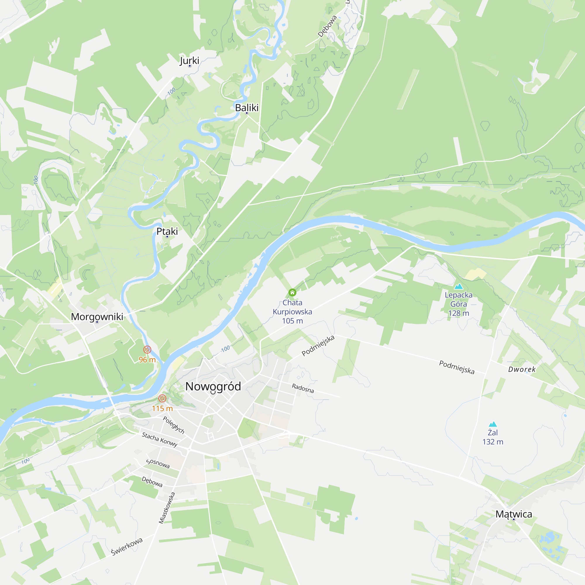 Chata Kurpiowska map