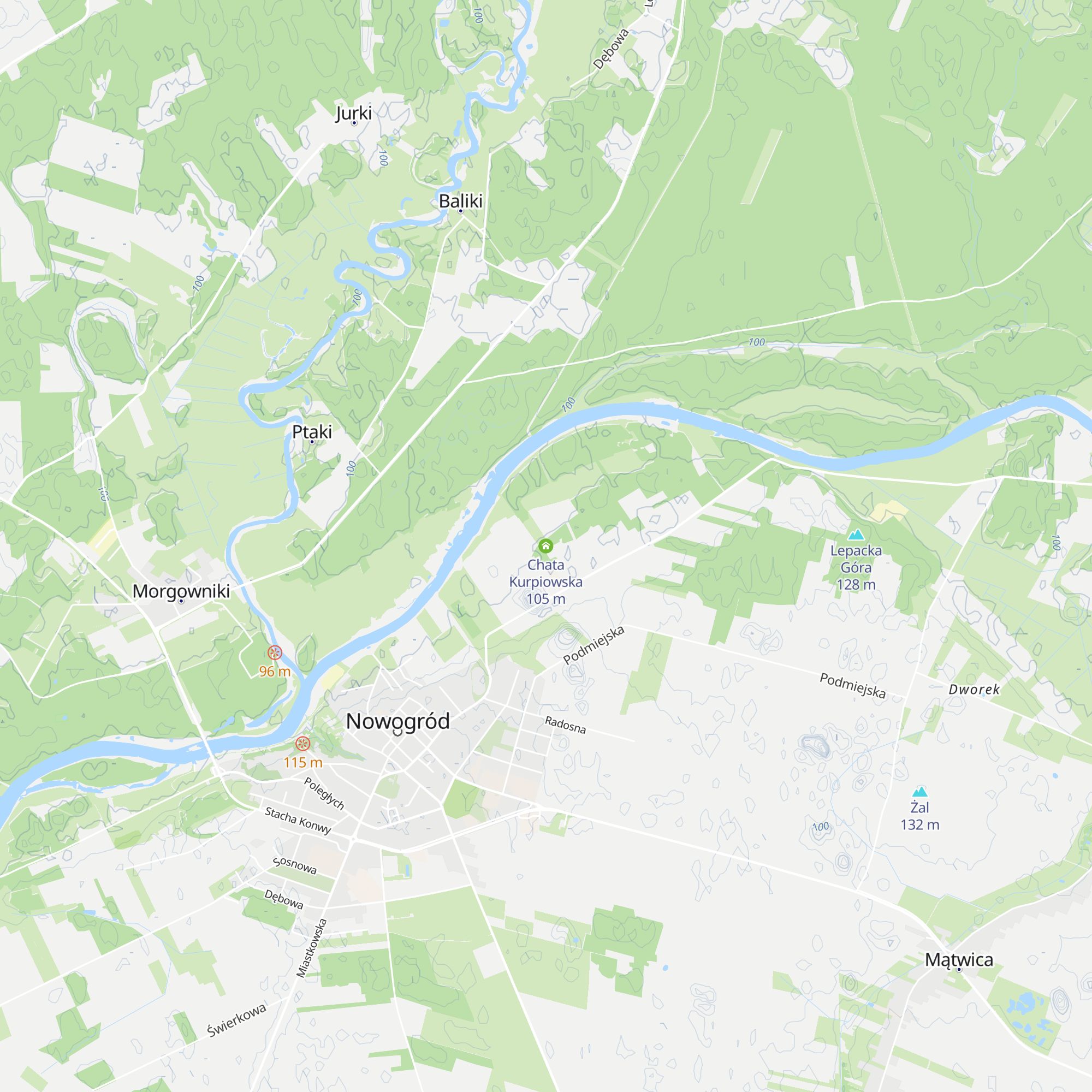 Chata Kurpiowska map