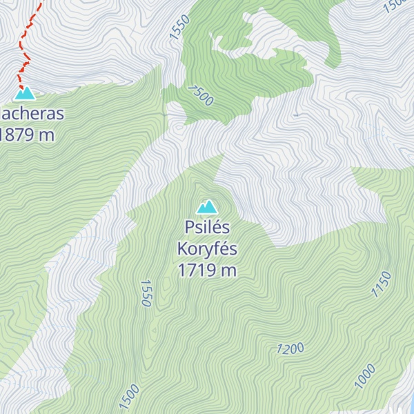 Map of Psilés Koryfés