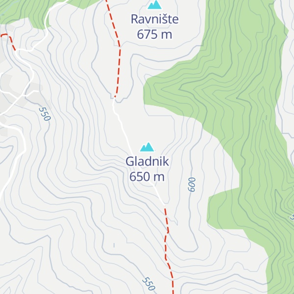 Map of Gladnik