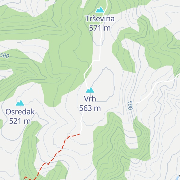 Map of Vrh