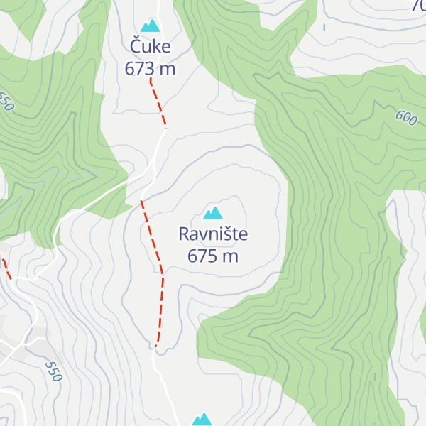 Map of Ravnište