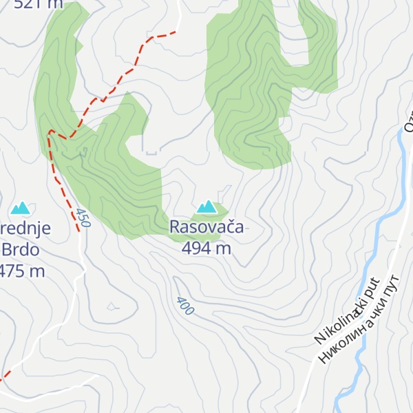Map of Rasovača