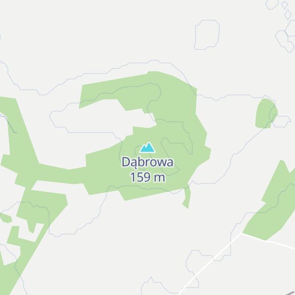 Map of Dąbrowa