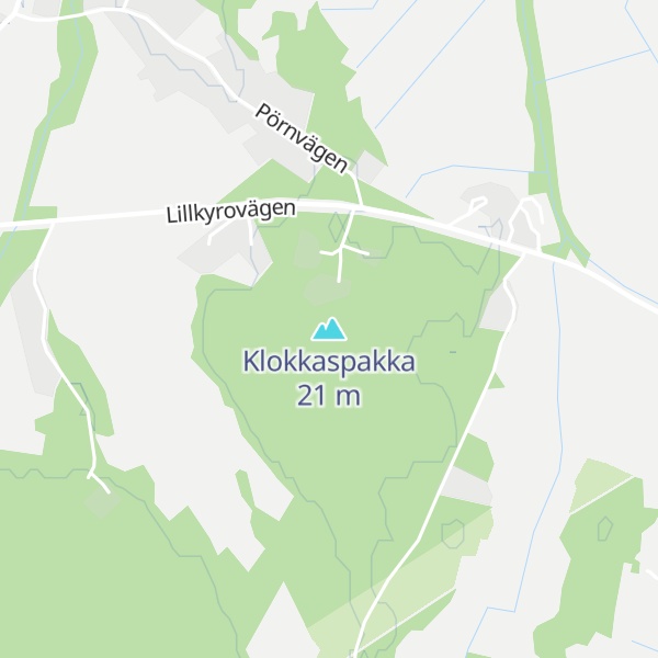 Map of Klokkaspakka