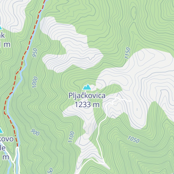 Map of Pljačkovica