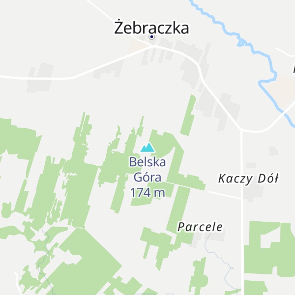 Map of Belska Góra