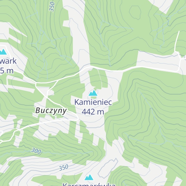 Map of Kamieniec