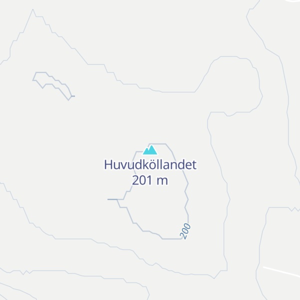 Map of Huvudköllandet