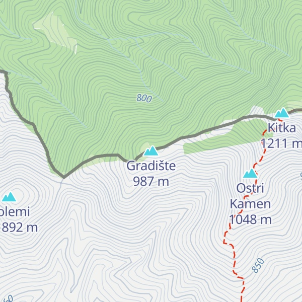 Map of Gradište