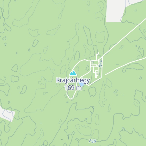 Map of Krajcárhegy