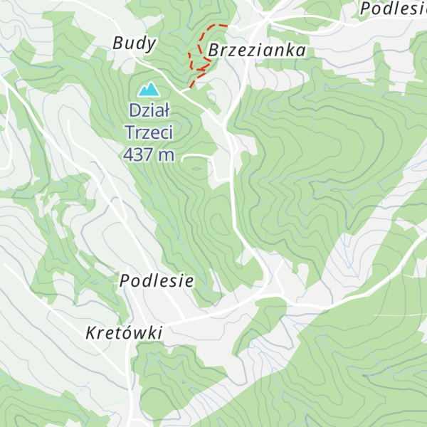 Map of Łupna Góra