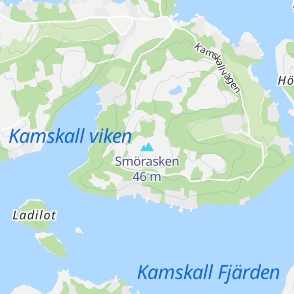 Map of Smörasken