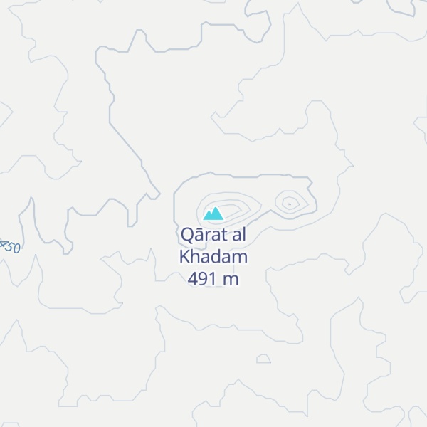 Map of Qārat al Khadam