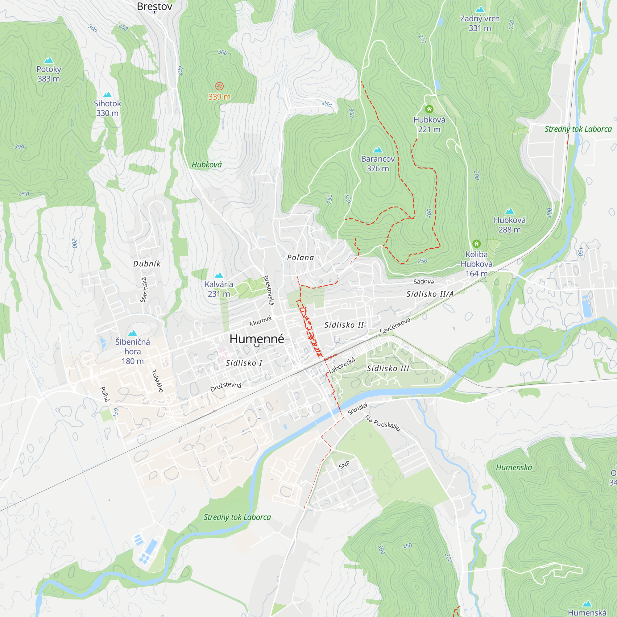 Turistické informačné centrum Humenné map