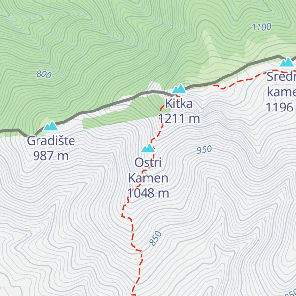 Map of Ostri Kamen