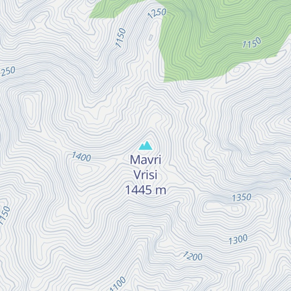 Map of Mavri Vrisi