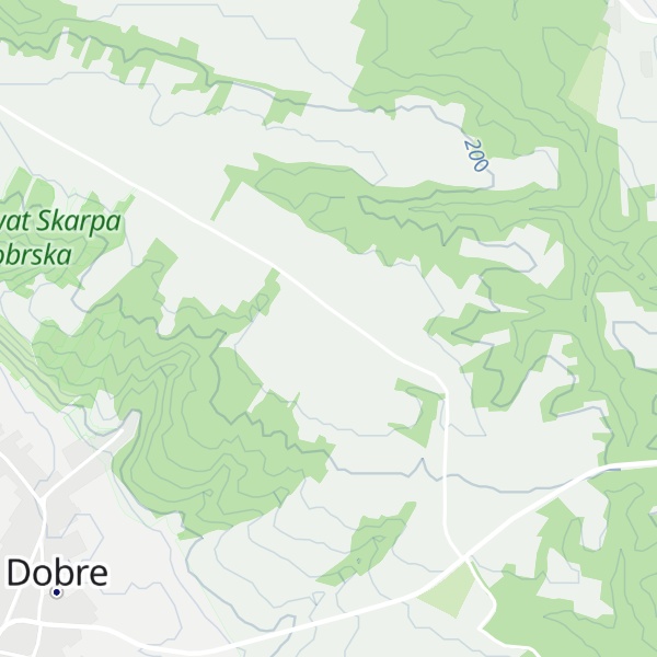 Map of Jeżowa Góra