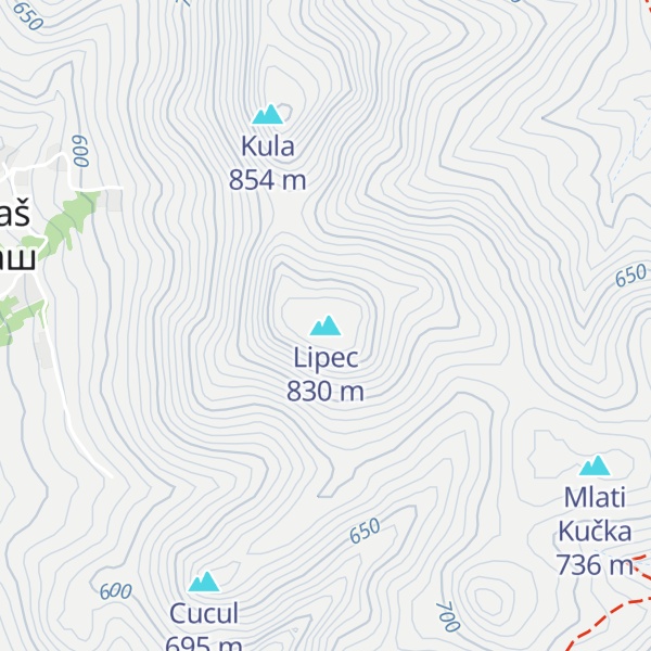 Map of Lipec