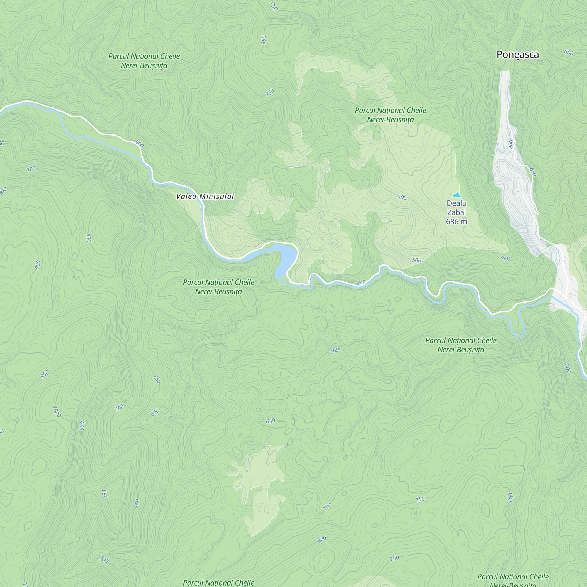 Cabana Cerbu map