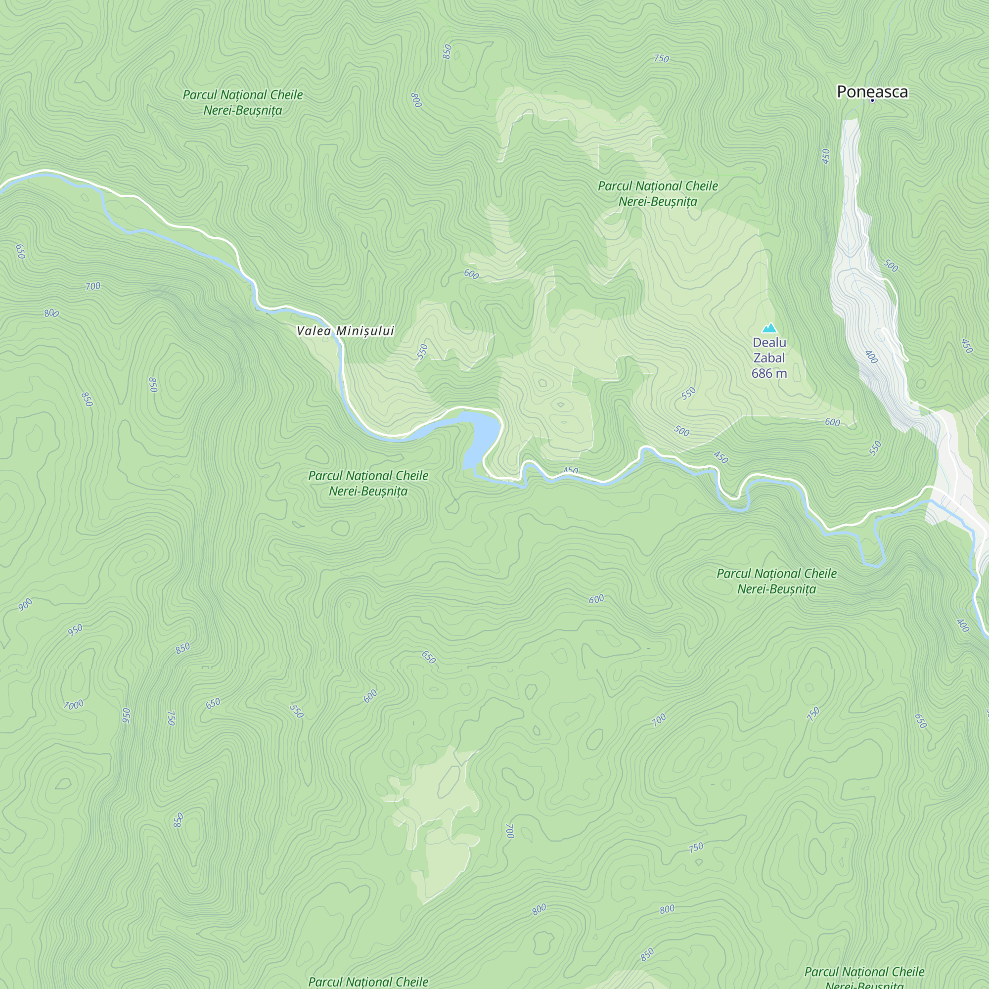Cabana Cerbu map