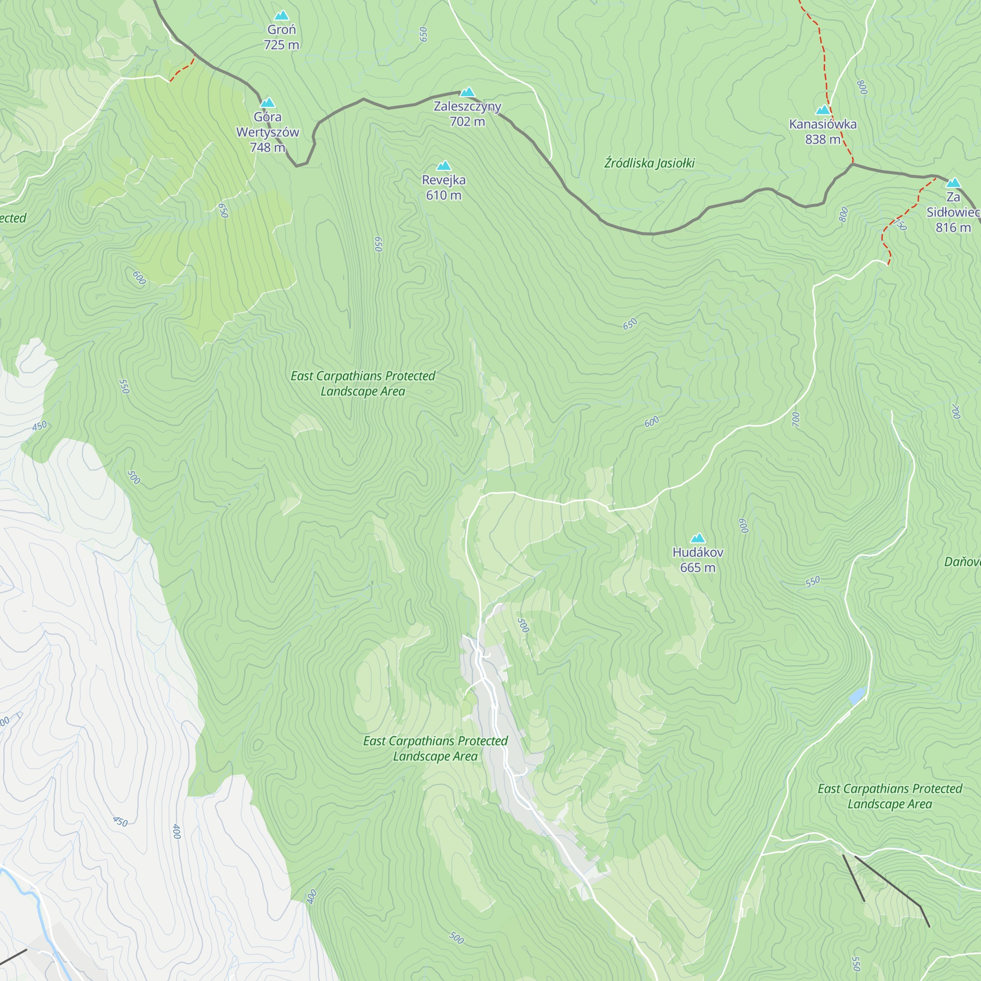 Chata poľovníkov map