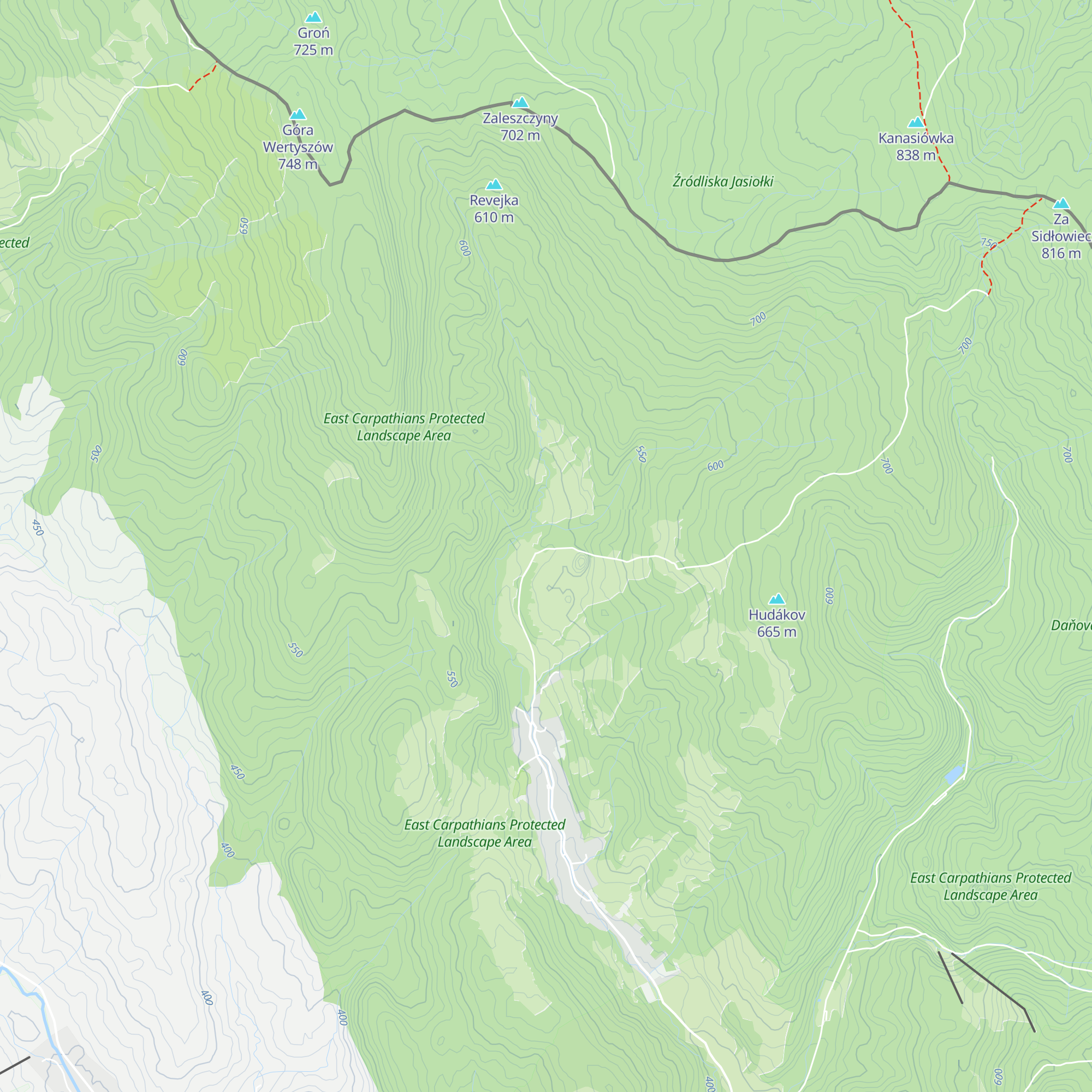 Chata poľovníkov map