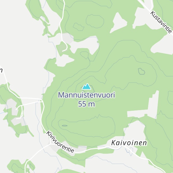 Map of Mannuistenvuori
