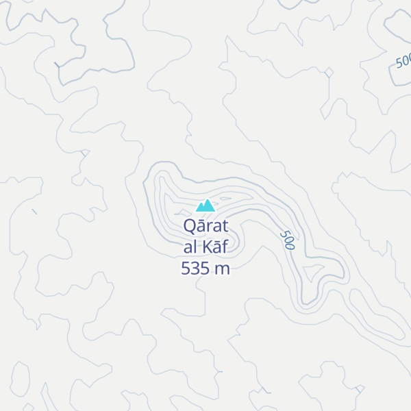 Map of Qārat al Kāf