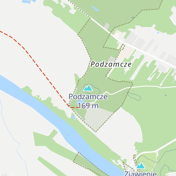Map of Podzamcze