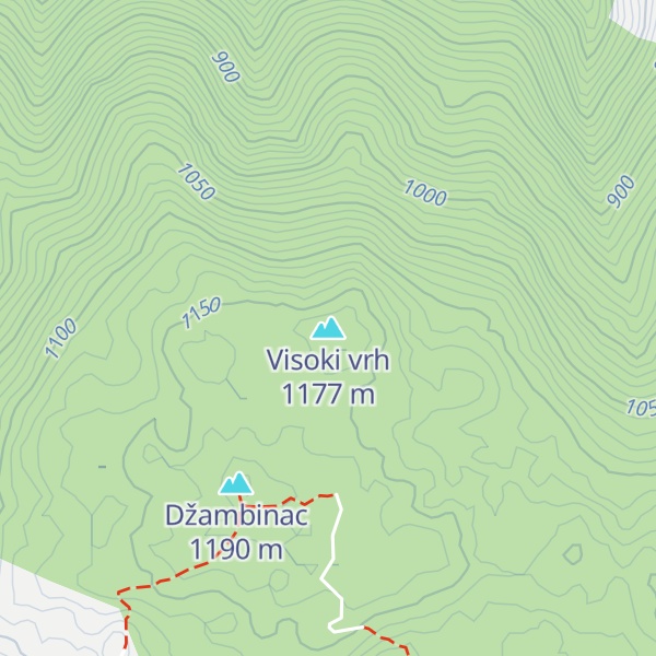 Map of Visoki vrh