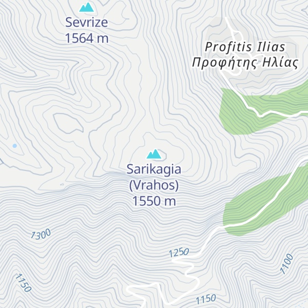 Map of Sarikagia (Vrahos)