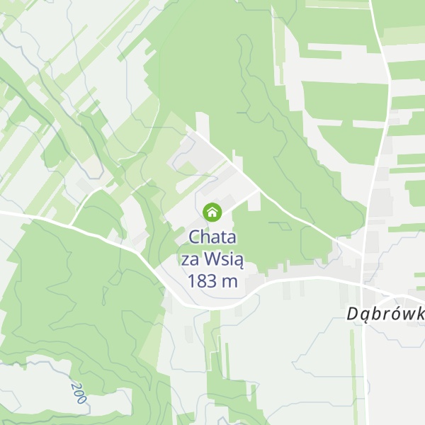 Map of Chata za Wsią