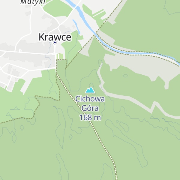 Map of Cichowa Góra