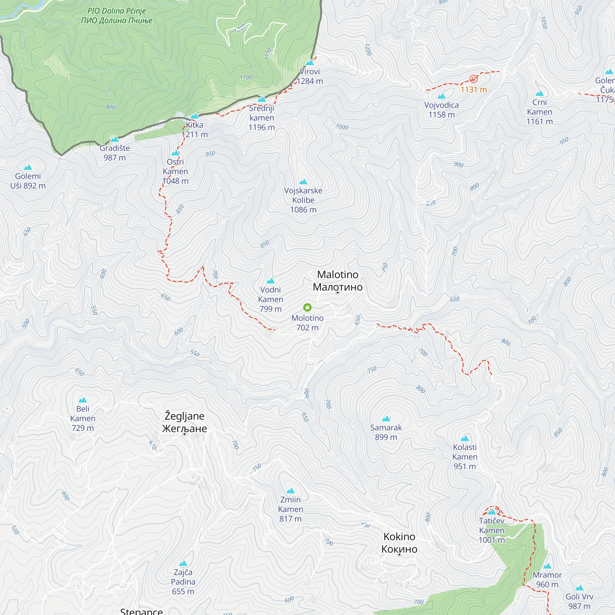 Molotino map