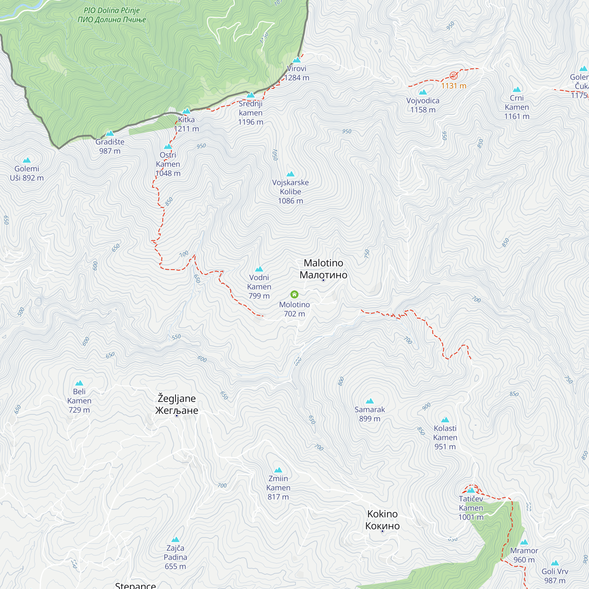 Molotino map