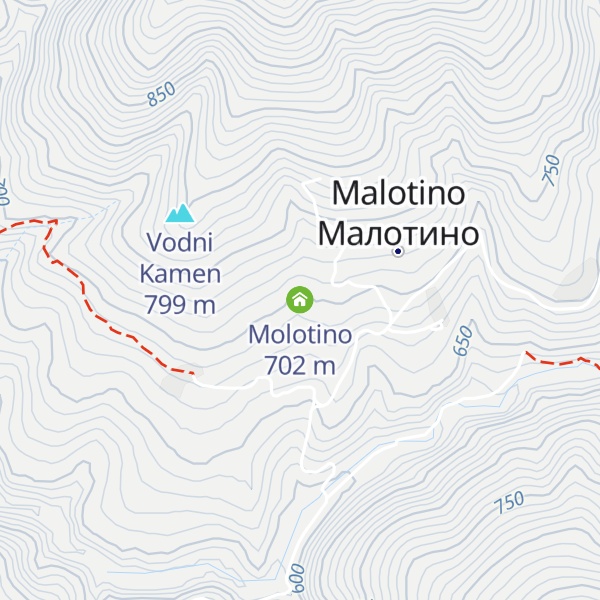 Map of Molotino