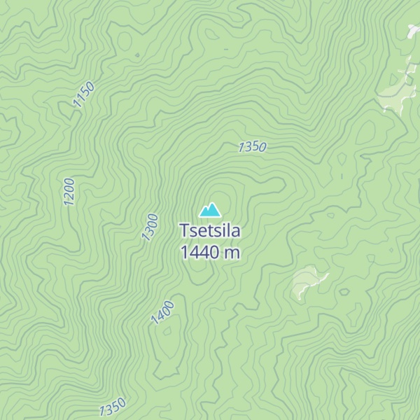 Map of Tsetsila