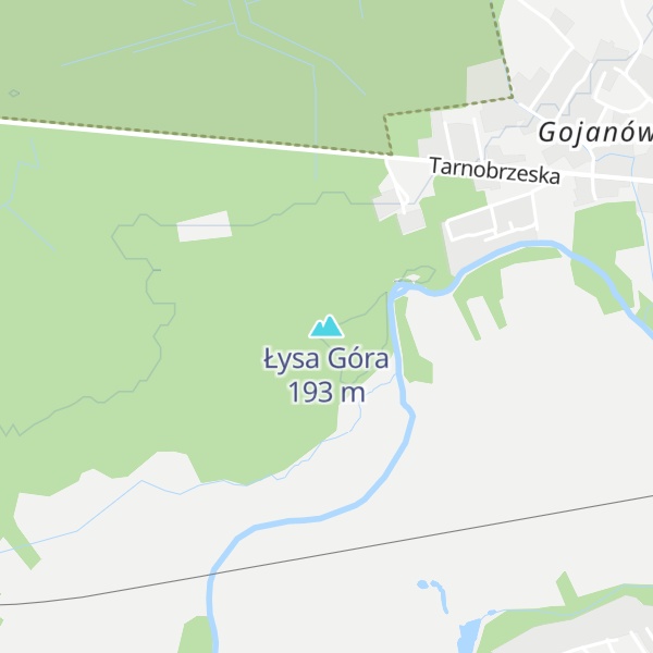 Map of Łysa Góra