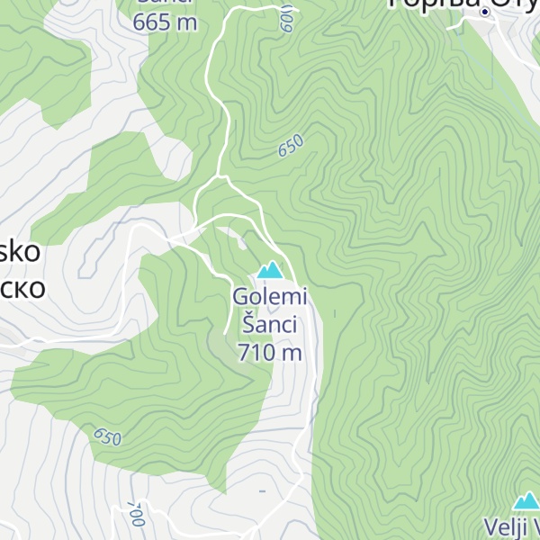 Map of Golemi Šanci