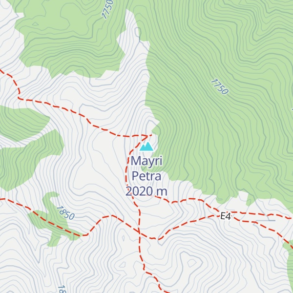 Map of Mayri Petra