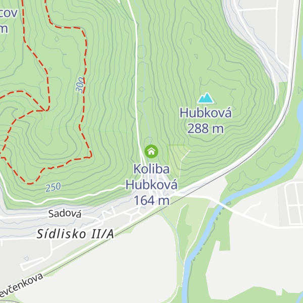 Map of Koliba Hubková