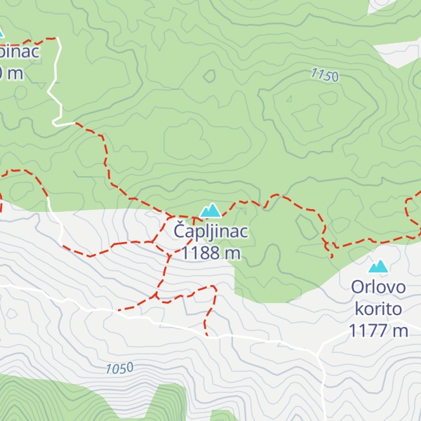 Map of Čapljinac