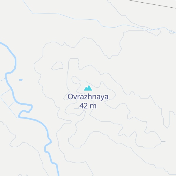 Map of Ovrazhnaya
