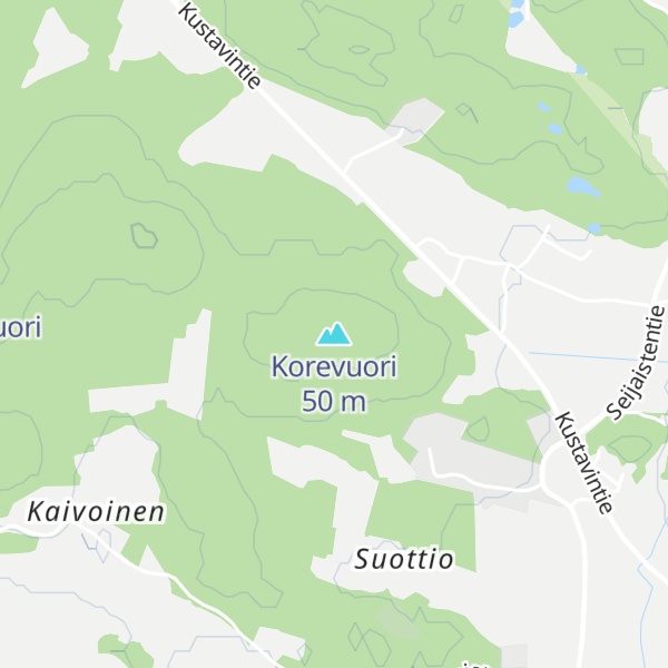Map of Korevuori