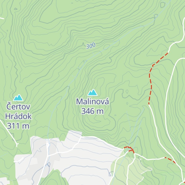 Map of Malinová