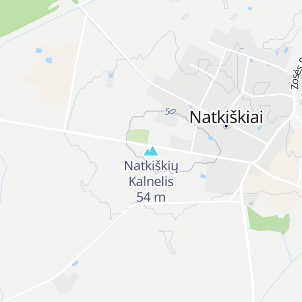 Map of Natkiškių Kalnelis